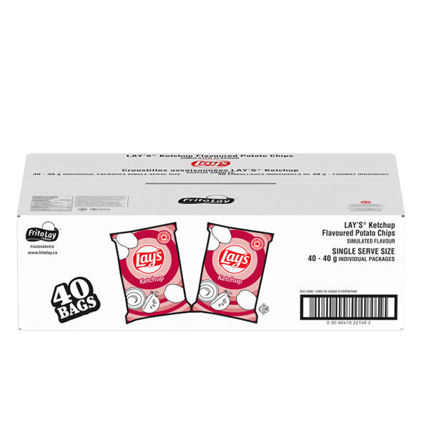 Lays Ketchup Potato Chips (40x40g)