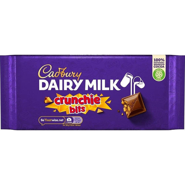 Cadbury Dairy Milk Crunchie Bar (180 g)