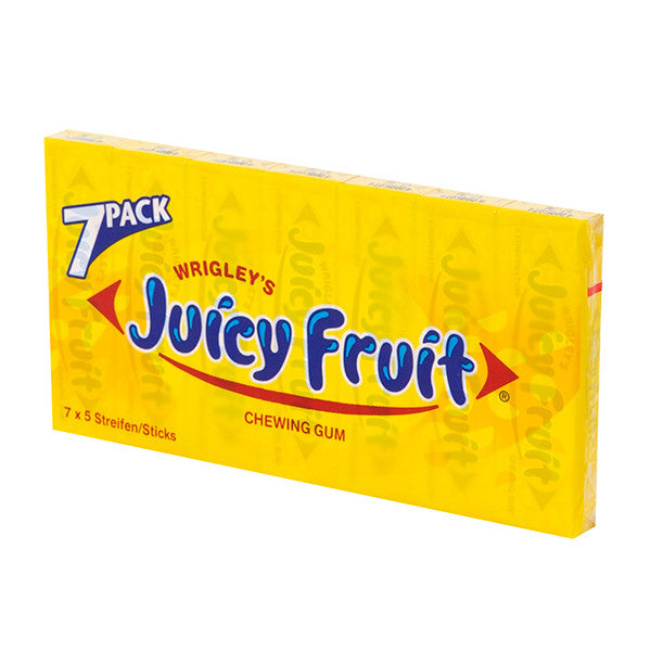 Wrigley's Juicy Fruit Chewing Gum 7 Pack