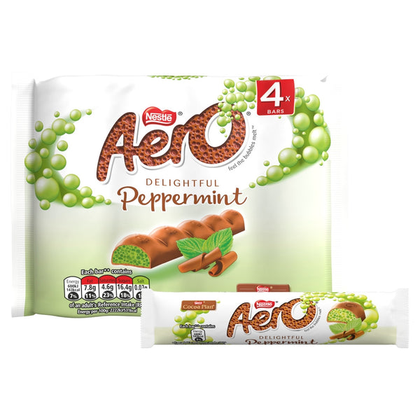 Aero Peppermint Mint Chocolate Multipack 4 Pack (108G)