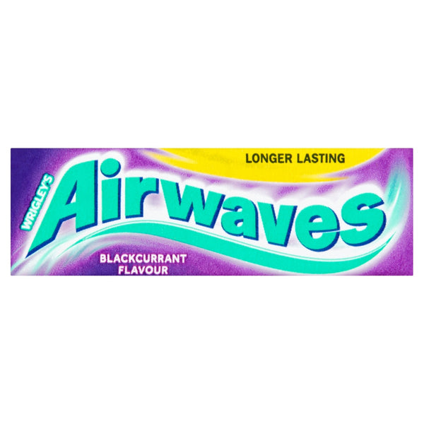 (OUT OF STOCK) Wrigley's Airwaves Blackcurrant Sugar Free Chewing Gum 14G (5 Pack)