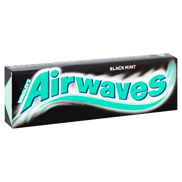 Wrigley's Airwaves Black Mint Sugar free Chewing Gum (5 Pack)